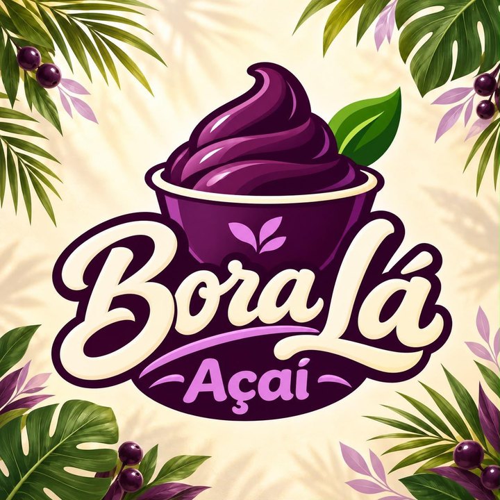Logo Bora Lá Açaí